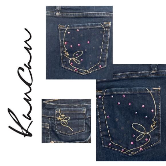 KanCan Embellished Skinny Jeans - KC-022: Size 13 - Picture 2 of 3
